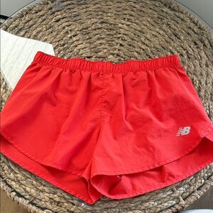 New Balance Women's Vibrant Red Athletic Shorts
